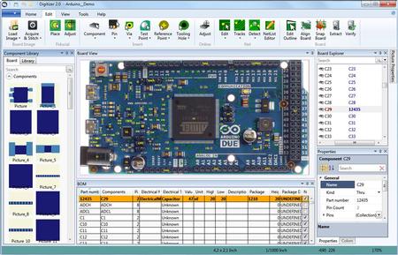 The Digitizer 2.0 can automatically reconstruct CAD data of unknown assemblies by a non-destructive electric analysis within a Condor Flying probe test system.